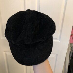 ♣️Black Corduroy Newsboy Cap